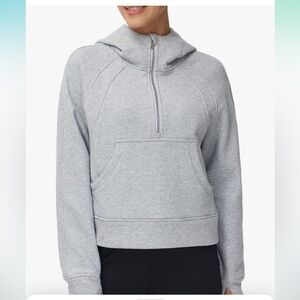 THE GYM PEOPLE Women’s Grey Half-zip Athletic Jacket Coat Hoodie —NEVER WORN!